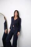 BERLY DÜĞMELİ LACİVERT HIRKA