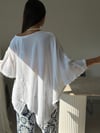 BEZY ASİMETRİK NATURAL BEYAZ BLUZ