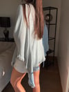 BEZY ASİMETRİK NATURAL GRİ BLUZ
