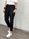 BİANCA SİYAH TASARIM PANTOLON