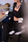 BLACK MUSE SİYAH TASARIM BLAZER