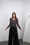 BOLİ DÜĞMELİ ANTRASİT TRİKO