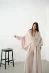 BRAVA BEJ TRİKO PANTOLON