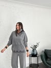 CALİFORNİA GRİ OVERSİZE SWEAT