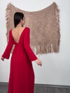 CAPRİ VİŞNE MÜSLİN ELBİSE