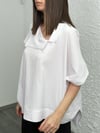 CASANİ BEYAZ ASİMETRİK BLUZ