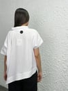 CASANİ BEYAZ ASİMETRİK BLUZ