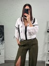 CHARA HAKİ YIRTMAÇLI PANTOLON