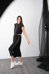 CHİA SİYAH TASARIM PANTOLON