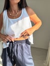 CİTY KETEN LACİVERT ŞEHİRBOY ŞORT