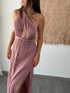 CYPRUS ROSE PİNK MÜSLİN ELBİSE