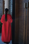 DAİN KIRMIZI MAXİ HIRKA