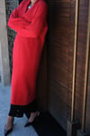 DAİN KIRMIZI MAXİ HIRKA