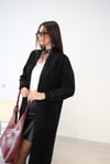 DAİN SİYAH MAXİ HIRKA