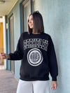 DARK BASKILI SİYAH SWEATSHIRT