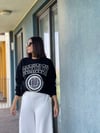 DARK BASKILI SİYAH SWEATSHIRT