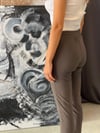 DARLA YIRTMAÇLI ANTRASİT PANTOLON