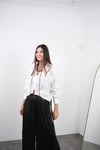 DENA BÜZGÜLÜ BEYAZ GÖMLEK