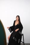 DENGE SİYAH TASARIM KAFTAN