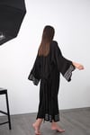 DENGE SİYAH TASARIM KAFTAN