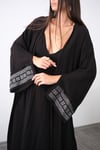 DENGE SİYAH TASARIM KAFTAN