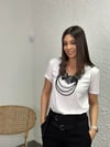 DOVA TASARIM SİYAH KOLYE