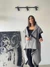 DURİN ANTRASİT KAŞE PANÇO YELEK