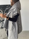 DURİN ANTRASİT KAŞE PANÇO YELEK