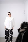 ELİTE TOUCH DESENLİ SİYAH PANTOLON