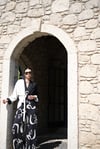 ELİTE TOUCH DESENLİ SİYAH PANTOLON