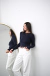 ETA PREMİUM LACİVERT BLUZ