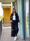 EVA SİYAH TASARIM PANTOLON