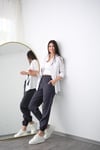 FALTE JOGGER ANTRASİT PANTOLON