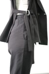 FALTE JOGGER SİYAH PANTOLON