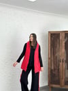 FLORİDA KIRMIZI TASARIM YELEK