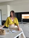 GAİA LİMONKÜFÜ BAĞLAMALI BLUZ