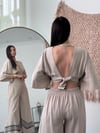 GAİA TAŞ BAĞLAMALI BLUZ