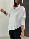 GİGİNA BEYAZ TASARIM SWEATSHIRT