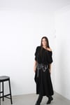 GİLA SİYAH TASARIM ETEK