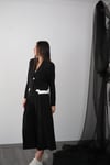 GİRİT SİYAH TENCEL BLAZER