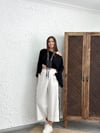 GLOIN BEYAZ  FERMUARLI PANTOLON