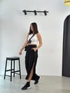 GLOIN SİYAH FERMUARLI PANTOLON