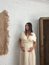 HELEN BEJ MÜSLİN ELBİSE