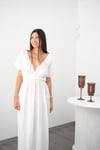 HELEN BEYAZ MÜSLİN ELBİSE