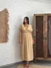 HELEN KUM BEJİ ELBİSE