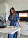 HERA İNDİGO MÜSLİN ELBİSE