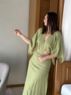 İBİZA TASARIM SAGE GREEN ELBİSE
