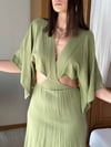 İBİZA TASARIM SAGE GREEN ELBİSE