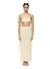 İNSİA BEJ CROP ETEK TAKIM