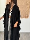 İRO SİYAH TASARIM KAFTAN
